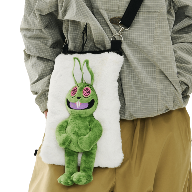 Trippy Rabbit Stuffed Doll Cross Bag