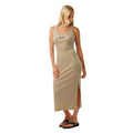 High Tide Stripe Rib Midi Dress - Womens