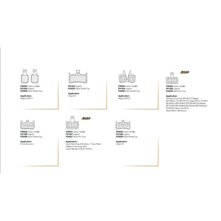 Carbometallic Bike Brake Pad