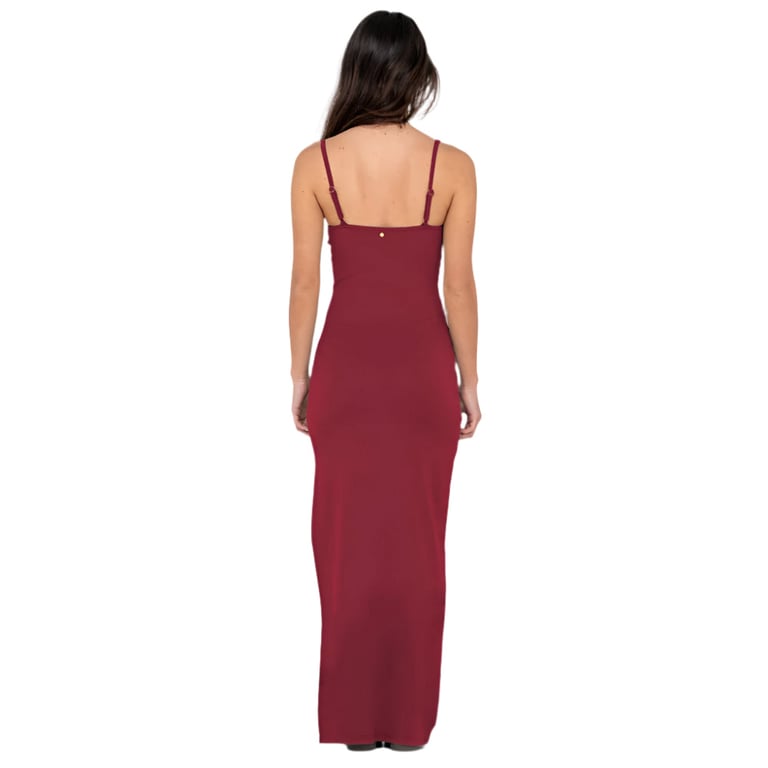 Vicky Fixed Back Slip Maxi Dress - Womens