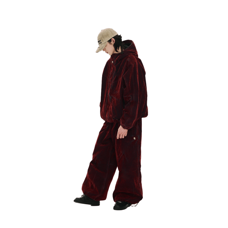 DSXBS Super Wide Pintuck Wax Real Denim Snowboard Pants