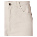Fabric view of the Relaxed Sailor Long Jeans in colour Cream