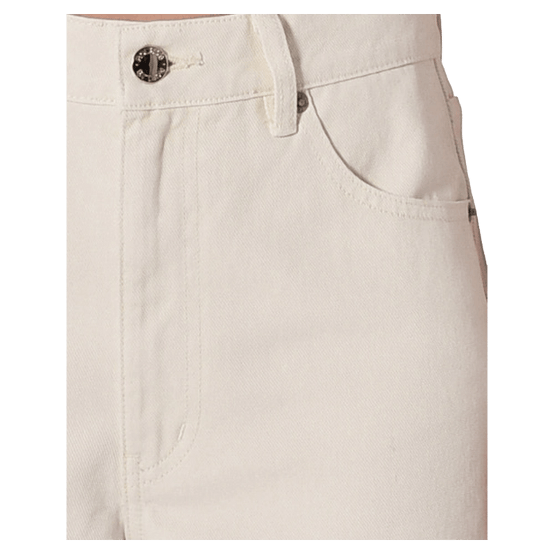 Fabric view of the Relaxed Sailor Long Jeans in colour Cream