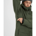 Front view of XTM Ridge Line Ski Jacket in colour Ivy