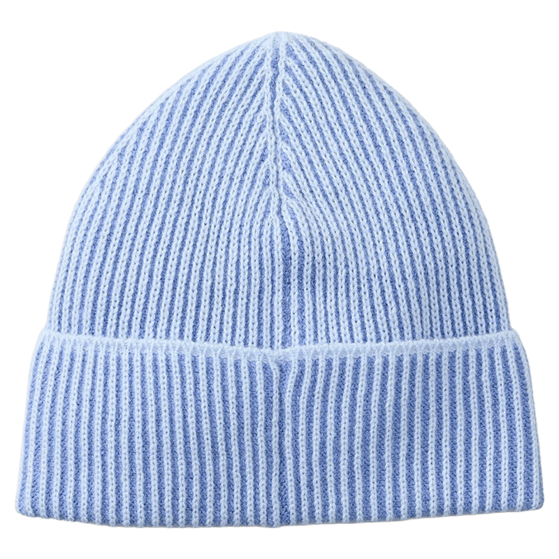 2 Tone Ribbed Reg Beanie - Womens