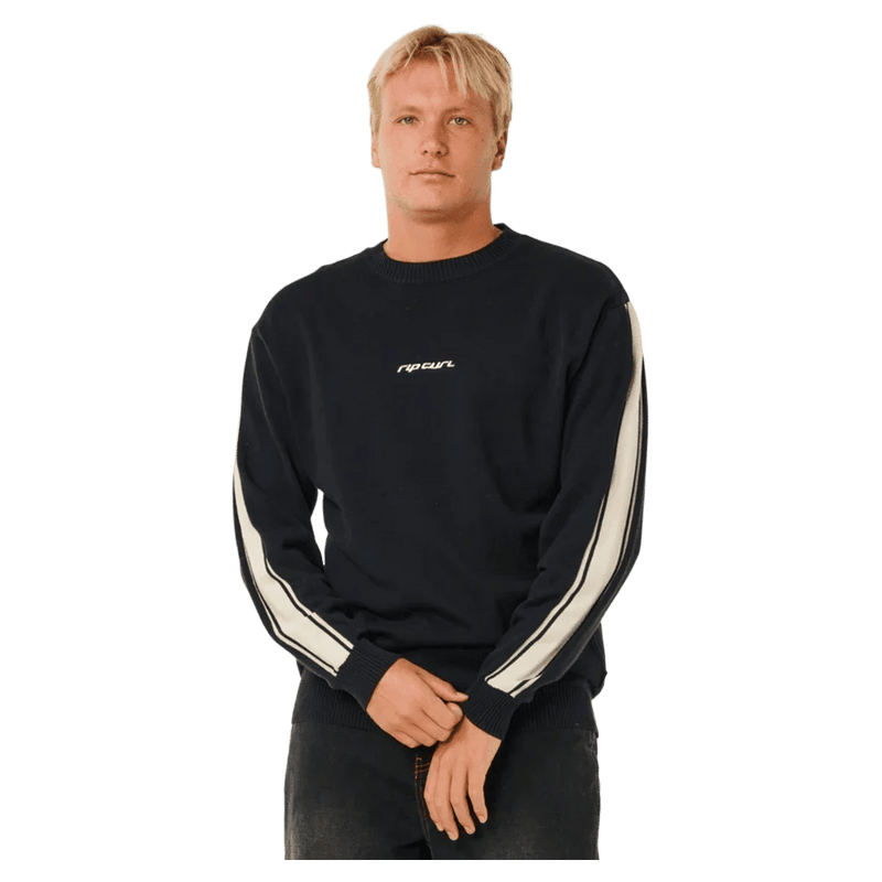 Inner Visions Stripe Knit Crew