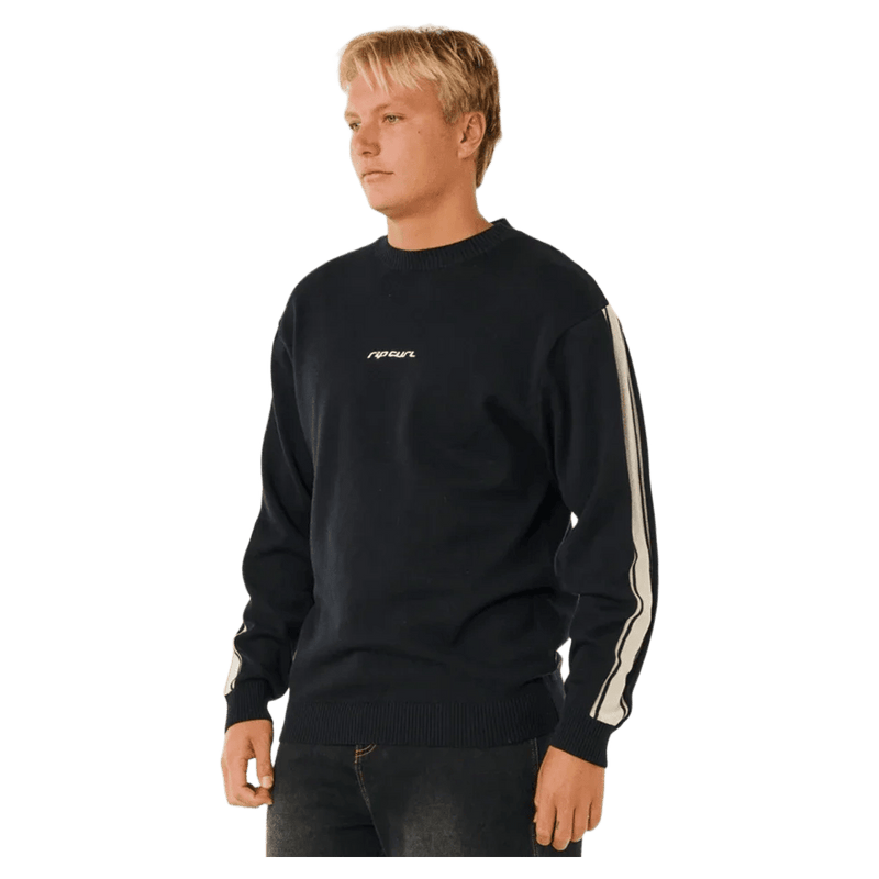 Inner Visions Stripe Knit Crew