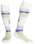 Front image of Rojo Retro Ski Sock - Womens in Hamlock