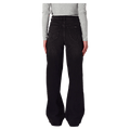 Back view of a women in  Sailor Scoop Long Jeans in colour Black Rock