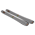Side view of the SALOMON Depart 1.0 Retro Black&White Skis,  26/27 Unisex's model