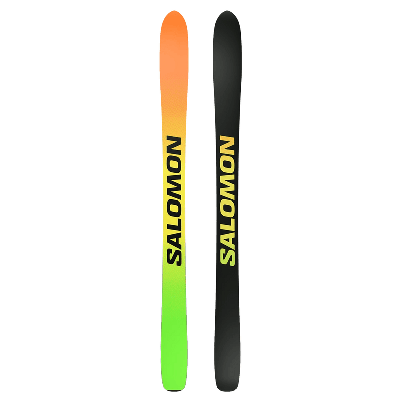 Bottom view of the SALOMON Depart 1.0 Retro Black&White Skis,  26/27 Unisex's model