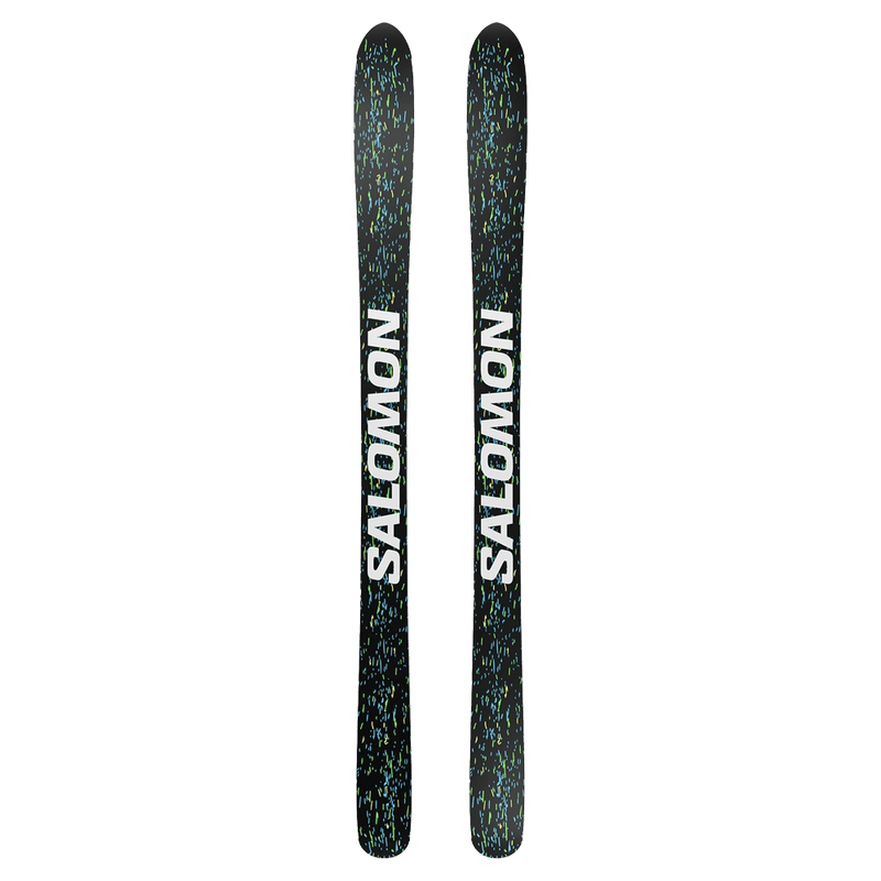 Bottom view of the SALOMON Depart 02 Black Skis,  26/27 Unisex's model