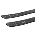 Tail view of the SALOMON Depart 02 Black Skis,  26/27 Unisex's model