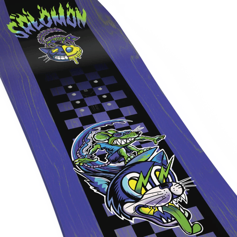 Art view of the Salomon 2027 Grail Snowboard, kids model