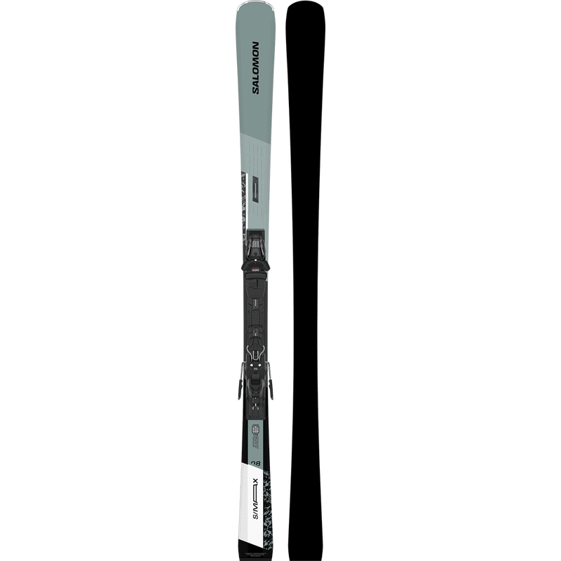 Main view of the SALOMON S/MAX N10 Silver Metal_Glitter_Gold Skis,  26/27 Womens's model