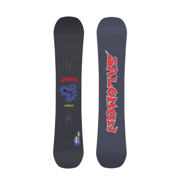 Main view of the Salomon 2027 Sleepwalker Grom Snowboard, kids model.