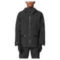 Front view of the Salomon Absolute 3L Ski Jacket, Deep Black