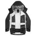 Open view of the Salomon Absolute 3L Ski Jacket, Deep Black