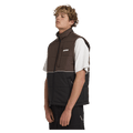 Side view of man wearing the Billabong Journey Puffer in Black