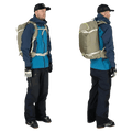 Backpack view of the OSPREY Soeldon 32L Olive Tan_Earl Grey Bags,  26/27 Unisex's model