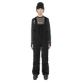 Full-body view of the Armada Rayleigh 3L Bib in Black colourway, women's model