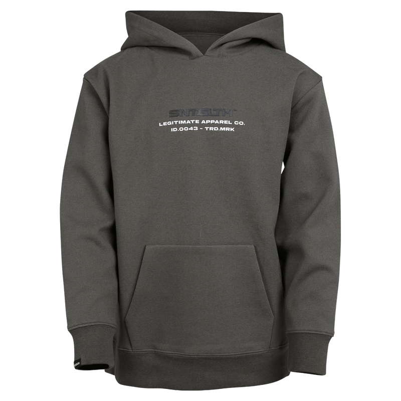 Main view of the St Goliath Freestyle Hoodie in Khaki colourway, kids's model