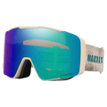 Main view of the Oakley Line Miner Pro XM Goggles in Jamie Sig, Prizm Argon and Iced lens, unisex model