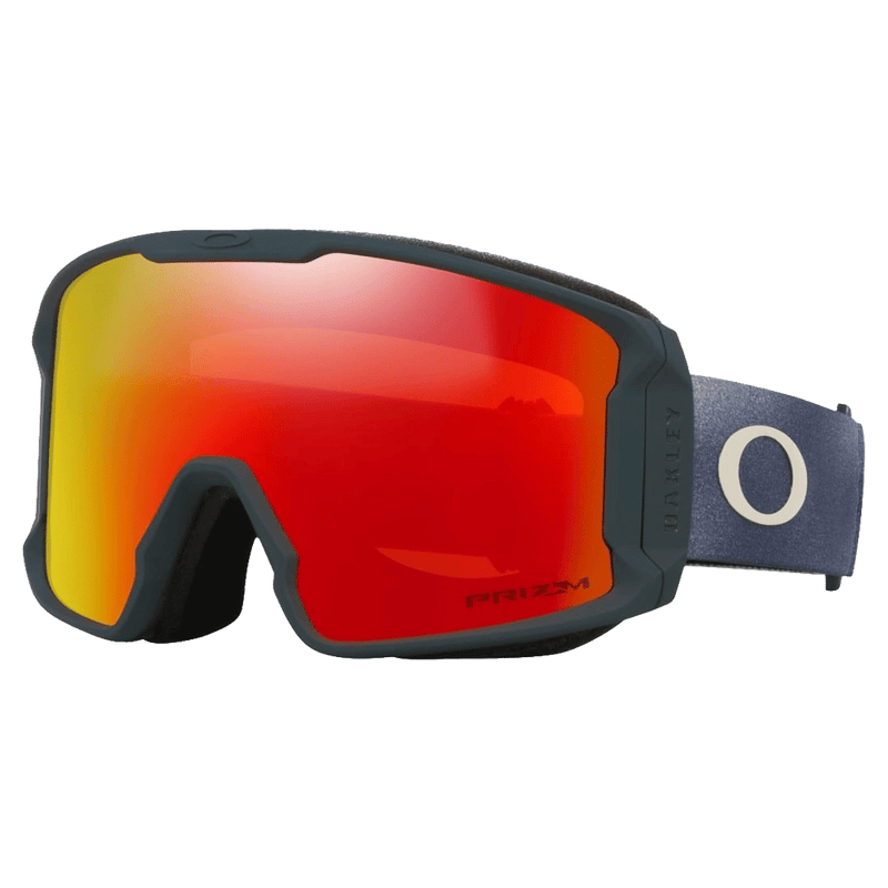 Main view of the Oakley Line Miner XM Goggles in Ink Haze, Prizm Torch lens, unisex model