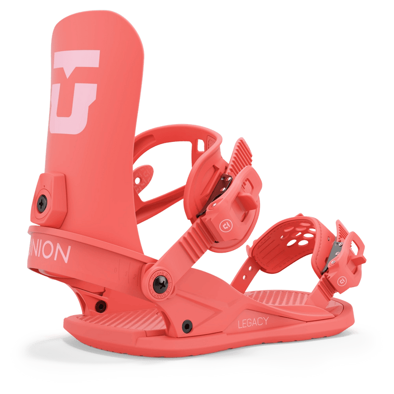 Union Legacy Snowboard Bindings - Womens Coral