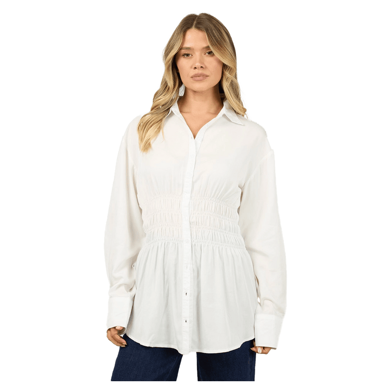 Ruched Shirt - Womens