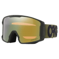 Main view of the Oakley Line Miner XL Goggles in Dark Bush, Prizm Sage Gold lens, unisex model