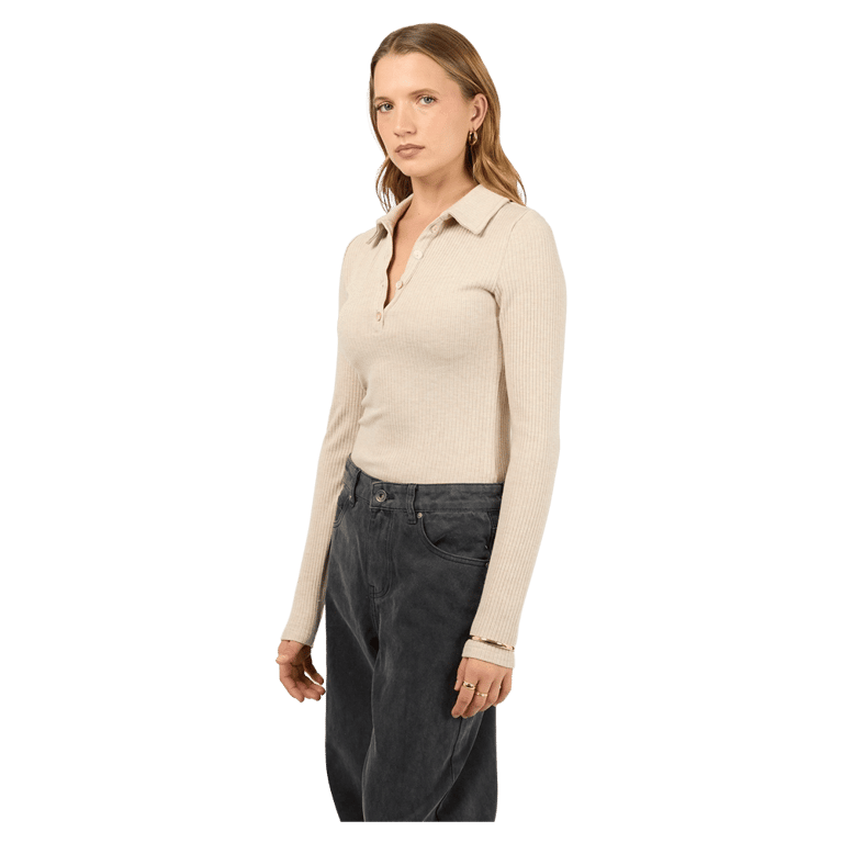Aria Knit Long Sleeve Top - Womens
