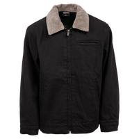 Main view of the St Goliath Barn Jacket in Black colourway, kids's model