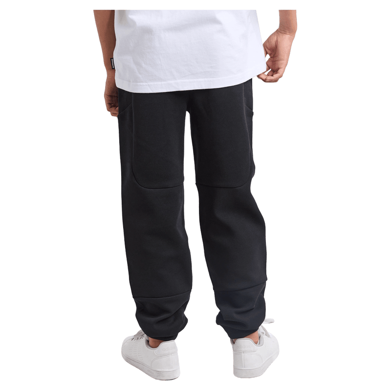Back view of the St Goliath Freestyle Track Pant in Black colourway, kids's model