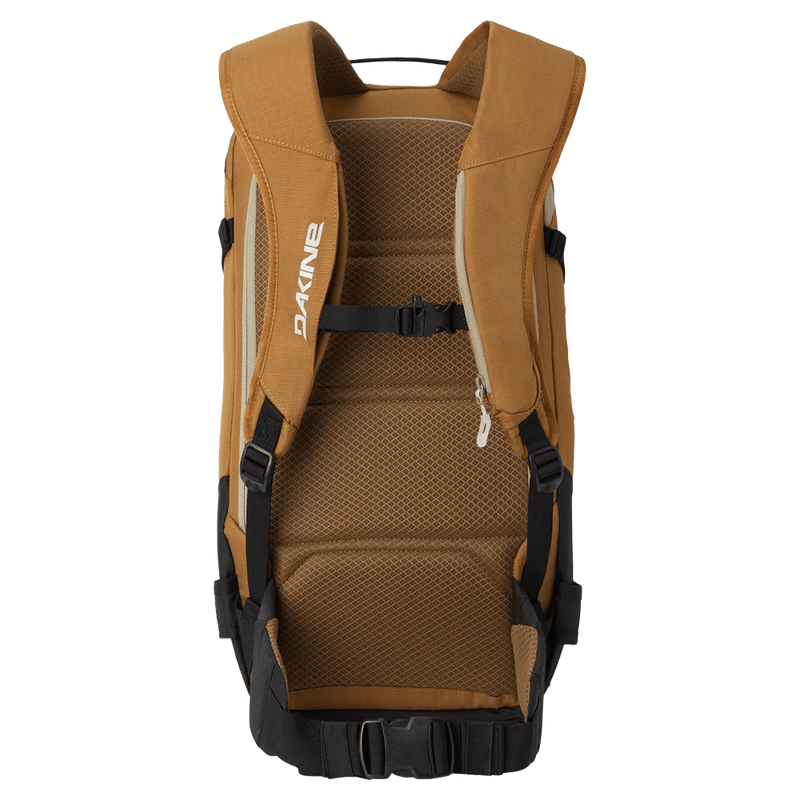 Back view of the Dakine Heli Pro 24L Backpack in RUBBER colourway, unisex's model
