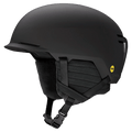 Main view of the Smith Scout Helmet in Matte Black colourway, unisex's model