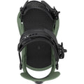 Army Green Union Strata Snowboard Binding birdseye view