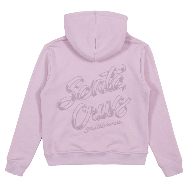 OS Ribbon Script Chest Hoodie - Kids