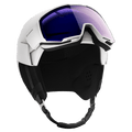 Alternative  view of the Salomon Osmo Pro Sigma Photo Visor Helmet in White colourway, unisex's model