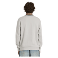 Back view of man wearing the Billabong Immortal Core Crew Jumper in Fog