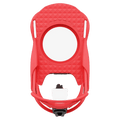 Union Cadet Mini Snowboard Binding - Kids Red Birsdeye View
