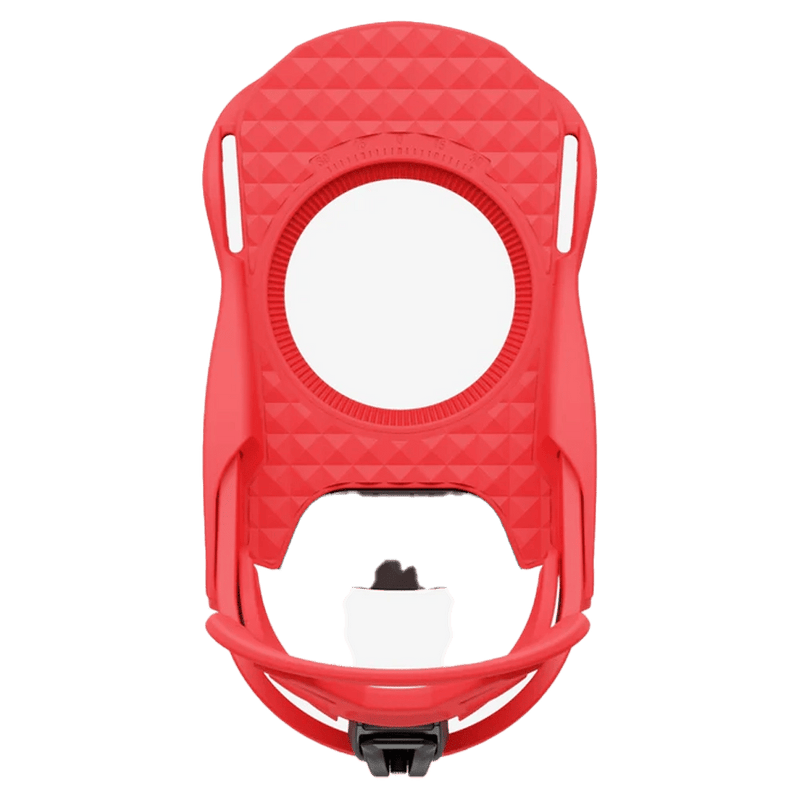 Union Cadet Mini Snowboard Binding - Kids Red Birsdeye View