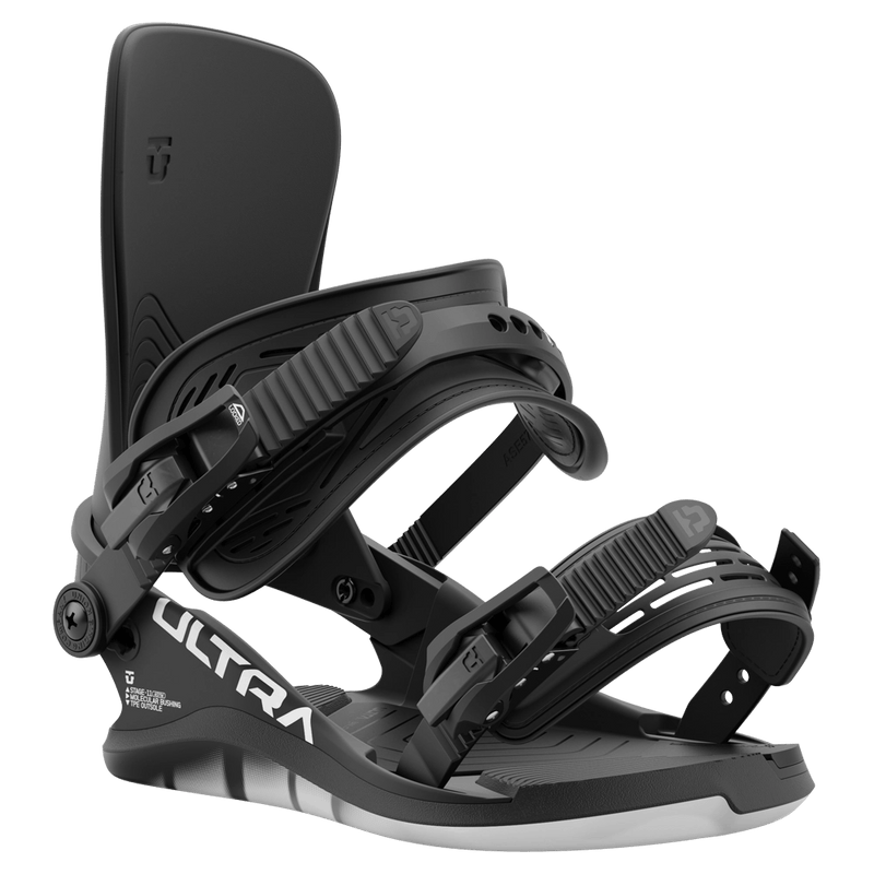 Black Union Ultra Snowboard Bindings - Womens Strap View