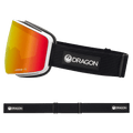 Side view of the Dragon PXV LB Goggle in Icon Red colourway, unisex's model