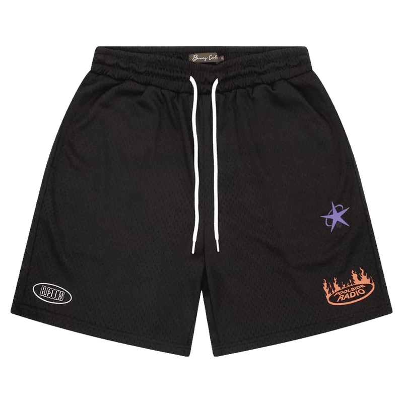 View of Barney Cools NWO Shorts in colour Black.