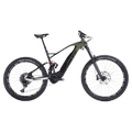 Side view of the Fantic 2022 XEF 1.8 Sport E-bik in Sage Green colourway, unisex model
