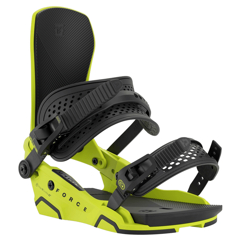 Lime Union Force Snowboard Binding strap view