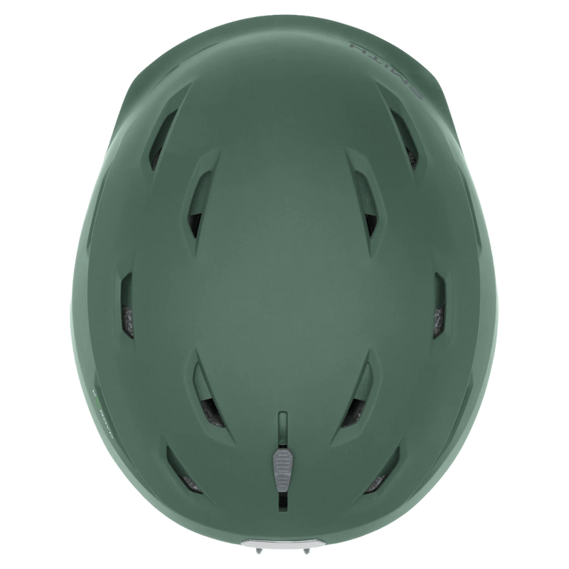 Top view of the Smith Liberty Mips Helmet in Matte Cactus colourway, unisex's model