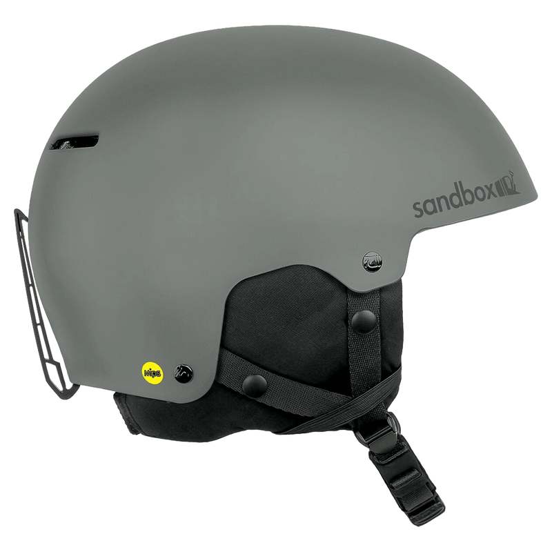 Main view of the Sanbox Icon Snow Mips Helmet in Granite colourway, unisex's model
