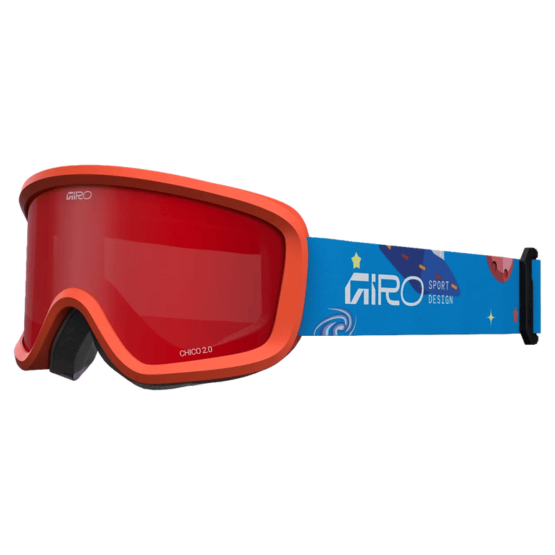 Main view of the Giro Chico 2.0 Goggles in Rocket Blue, AR40 lens, kids model